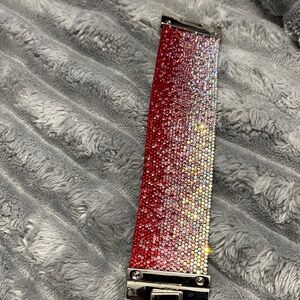 Elegant Red Crystal Bracelet